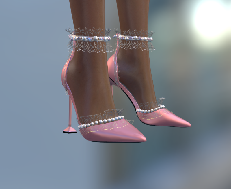 AWG.公主蕾丝高跟鞋.1-哈基米