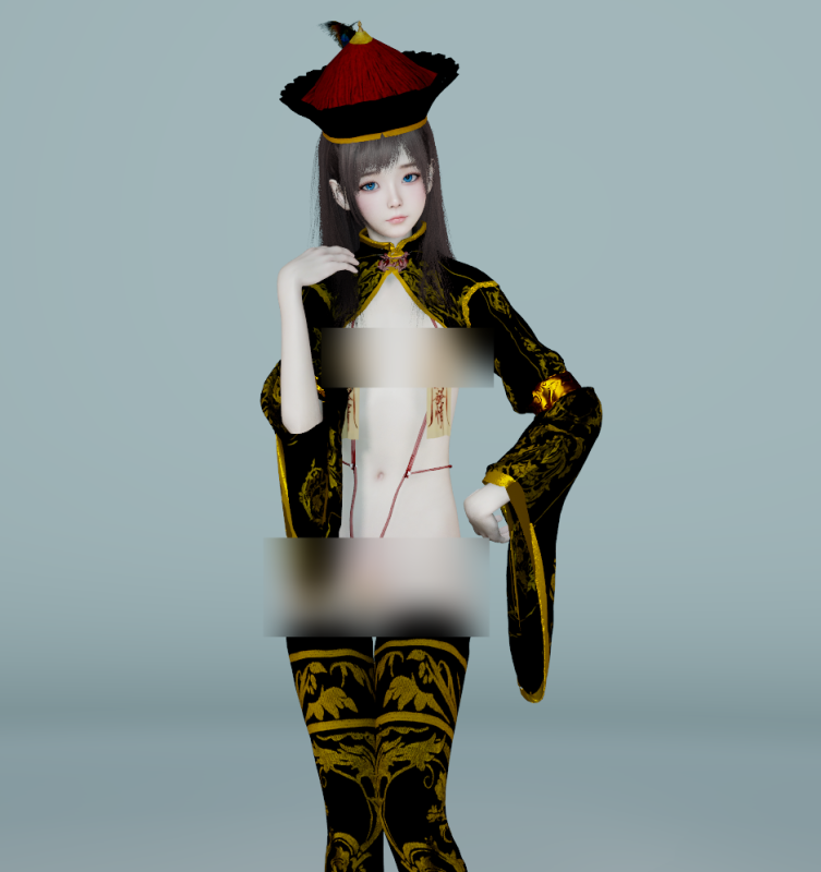 Qing.奶光僵尸服.1-哈基米