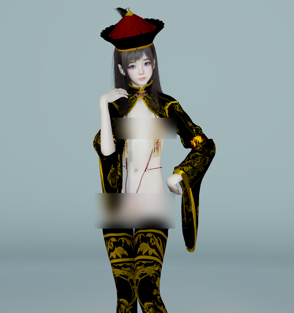 Qing.奶光僵尸服.1-哈基米