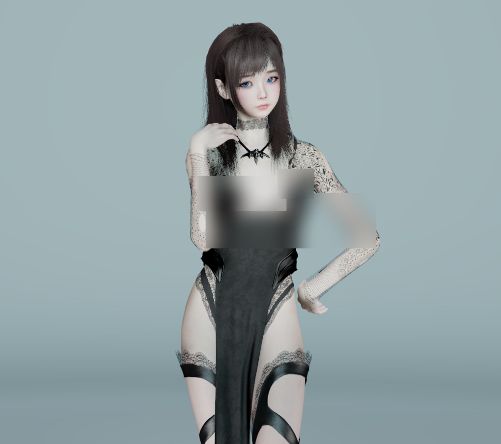 Qing.蕾丝旗袍.1-哈基米