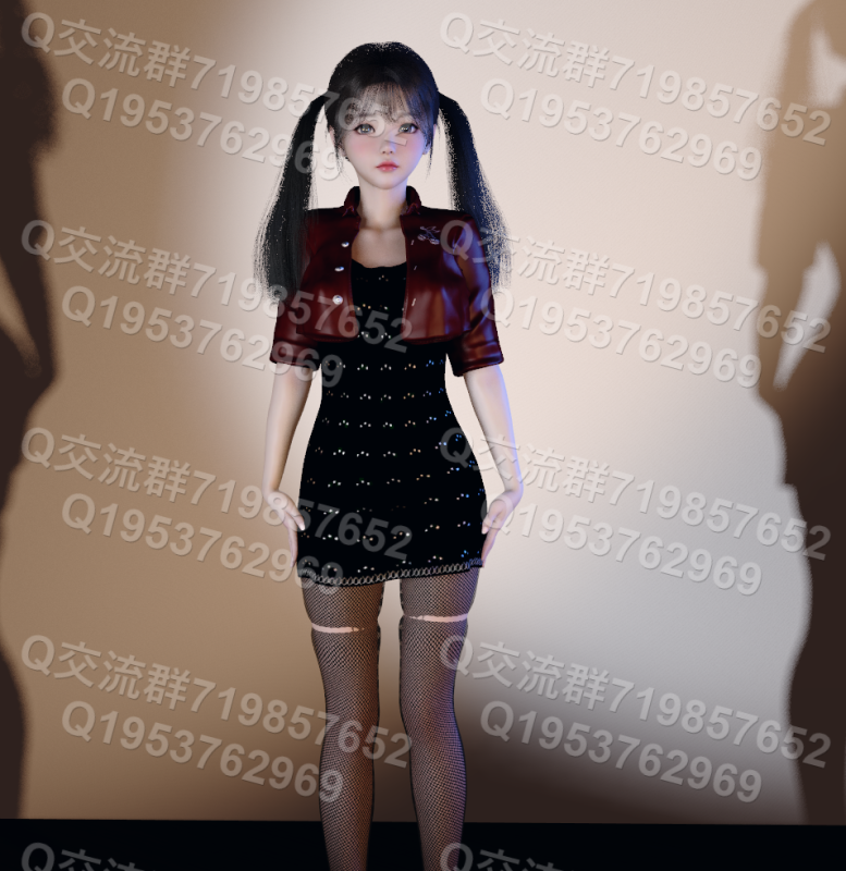 starlu.leather_jacket_and_skirt_set.1-哈基米